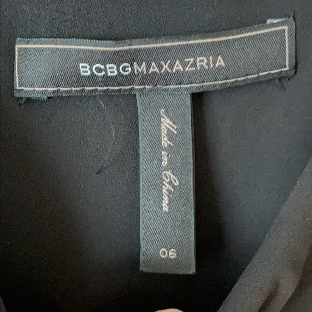 BCBGMaxAzria 'Eren' Side Slash Georgette Dress - Picture 6 of 8